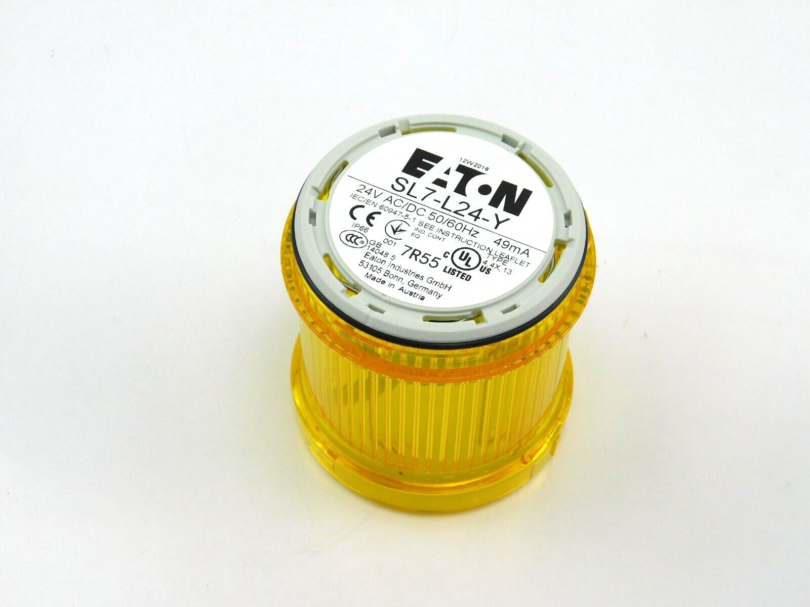 EATON SL7-L24-Y 24V Ac/DC 50/60Hz 49mA
