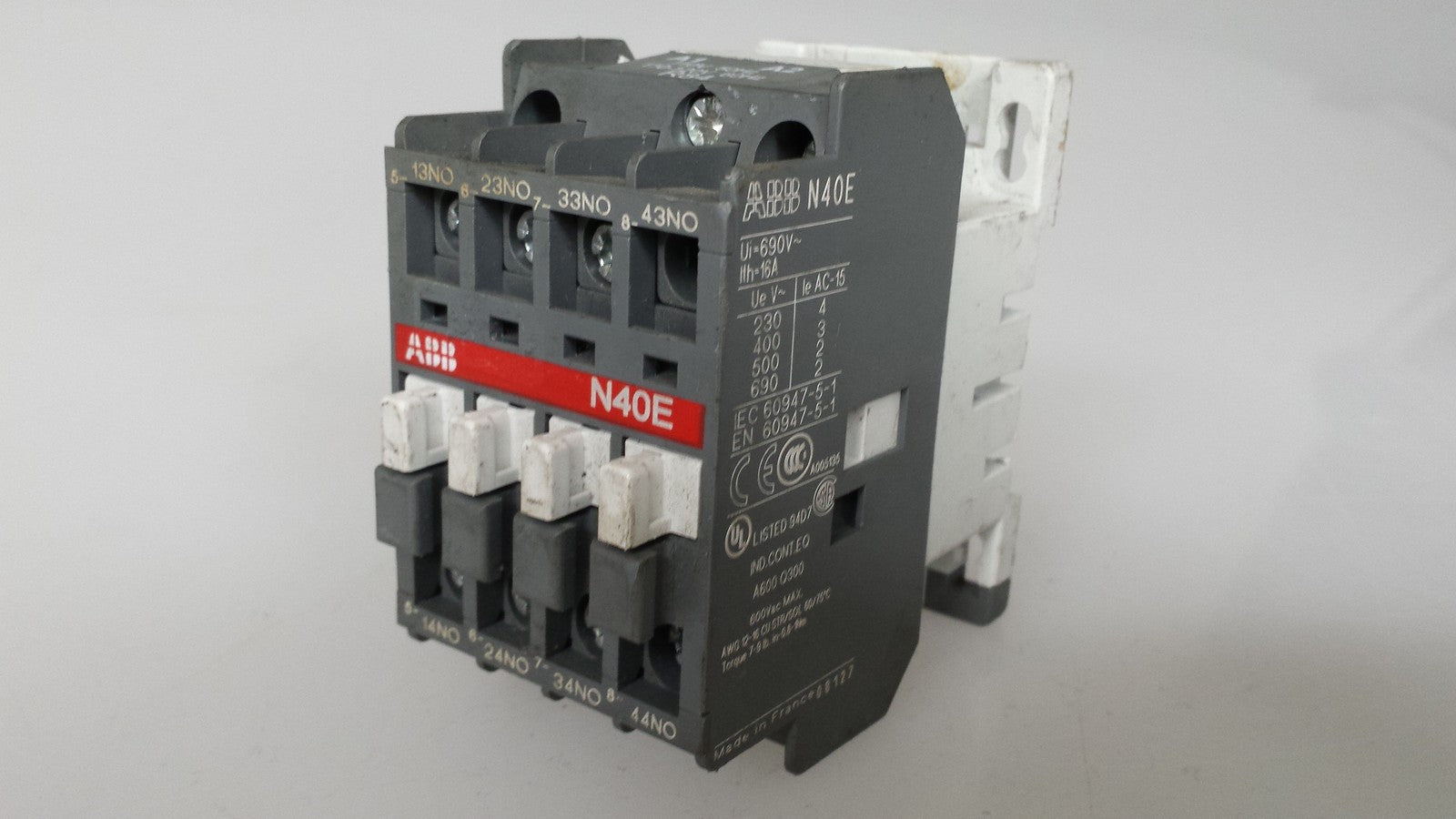 ABB Schütz 110-120V N40E