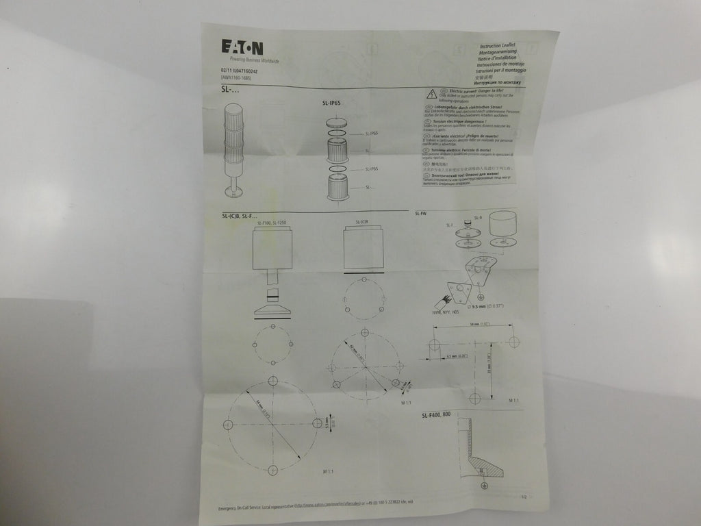 EATON SL-100-L-RG/24 ...nicht komplet Ersatzteil
