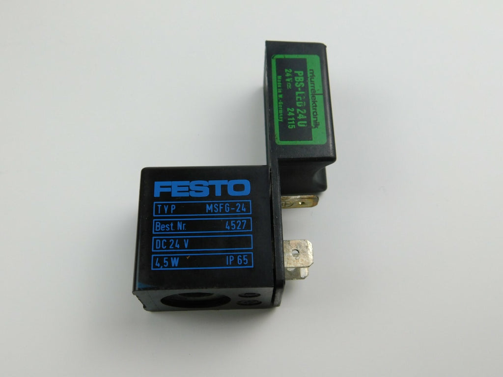 FESTO  Magnetspule  MSFG-24 Murrelektronik  PBS-LED 24U