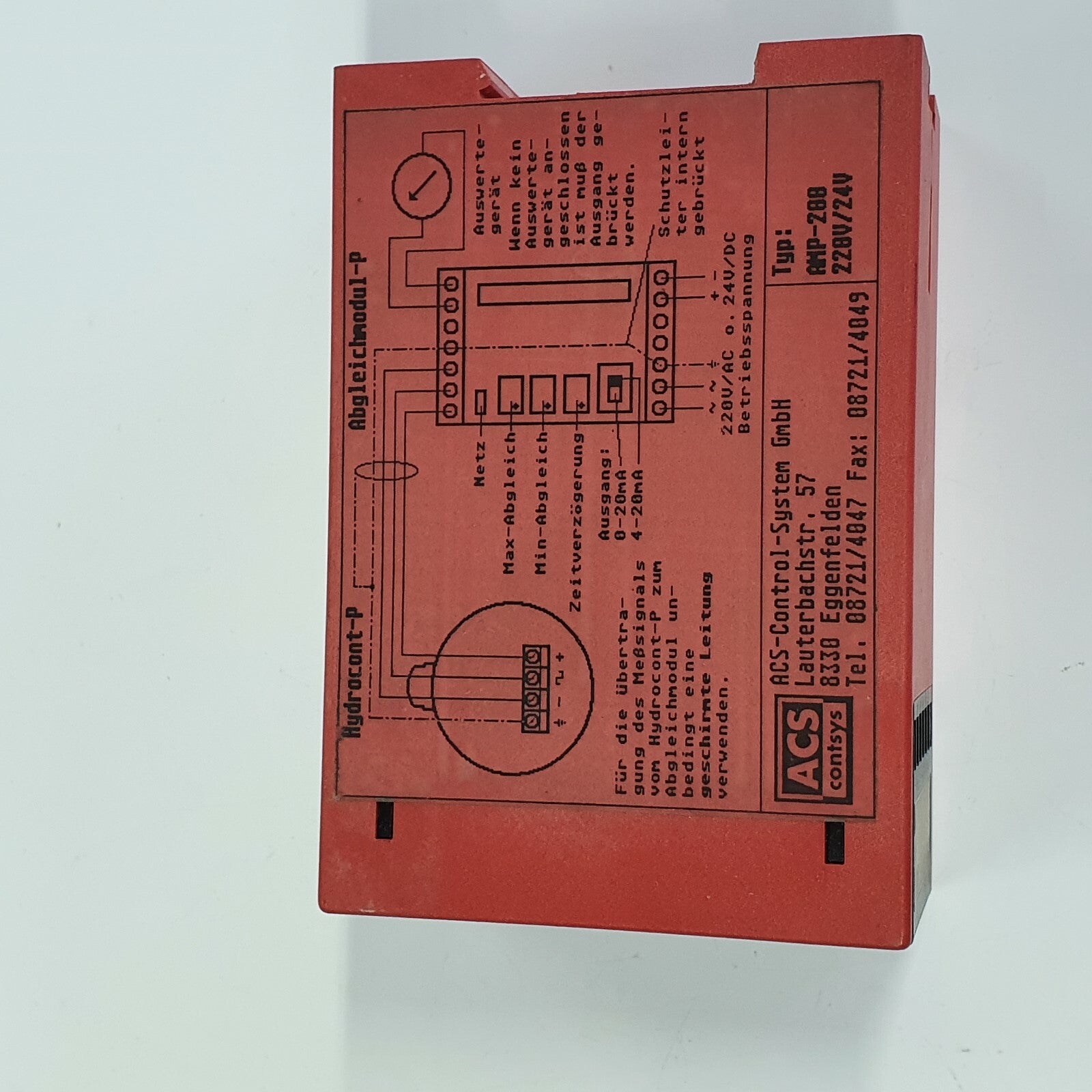 ACS-Control-System Hydrocont-P Abgleichmodul-P- AMP-288