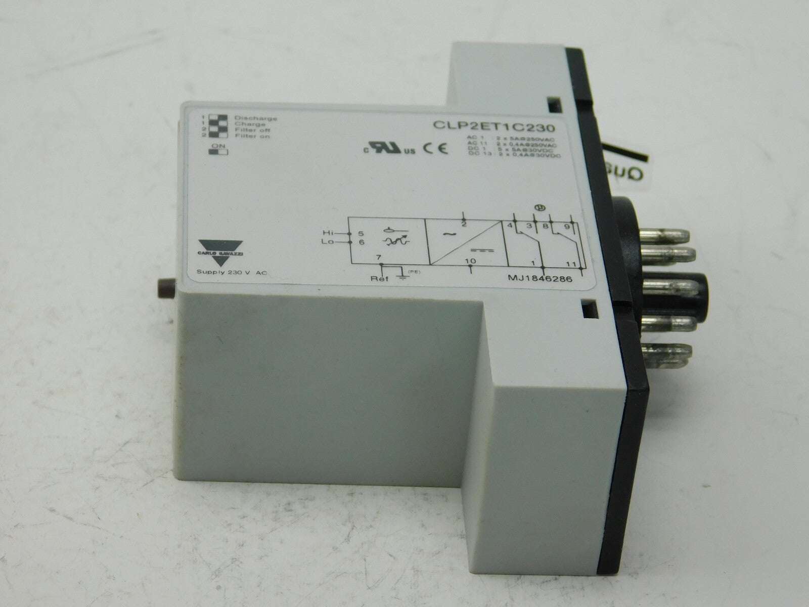 CARLO GAVAZZI CLP2ET1C230 SUPPLY 230 VAC