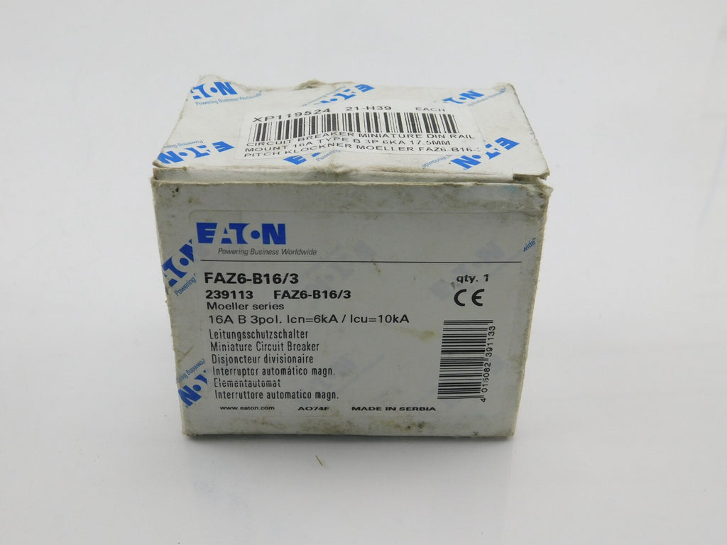 EATON FAZ6-B16/3 239113 Leitungsschutzschalter 16A