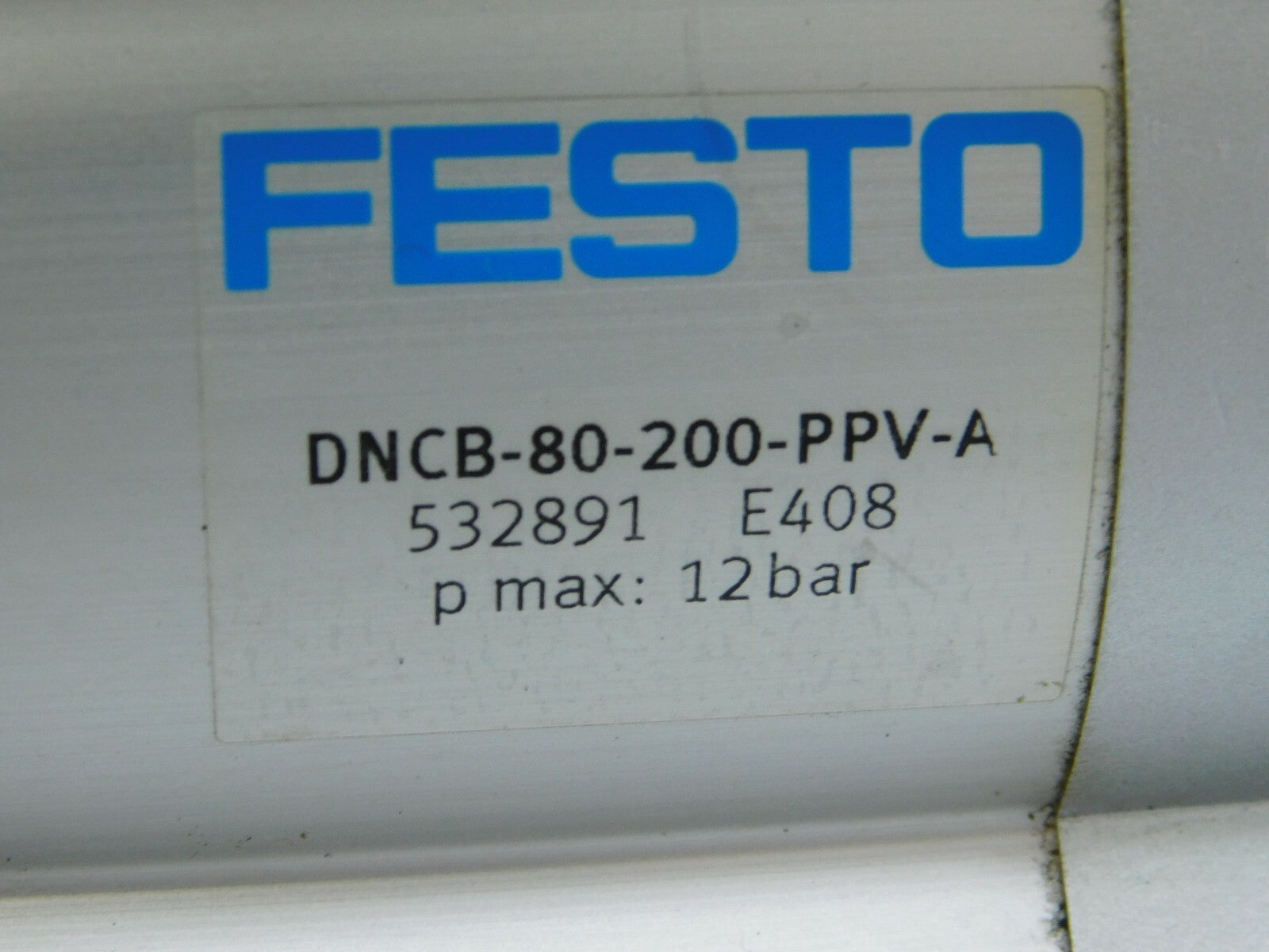 Festo DNCB-80-200-PPV-A 532891 E408 pmax 12bar