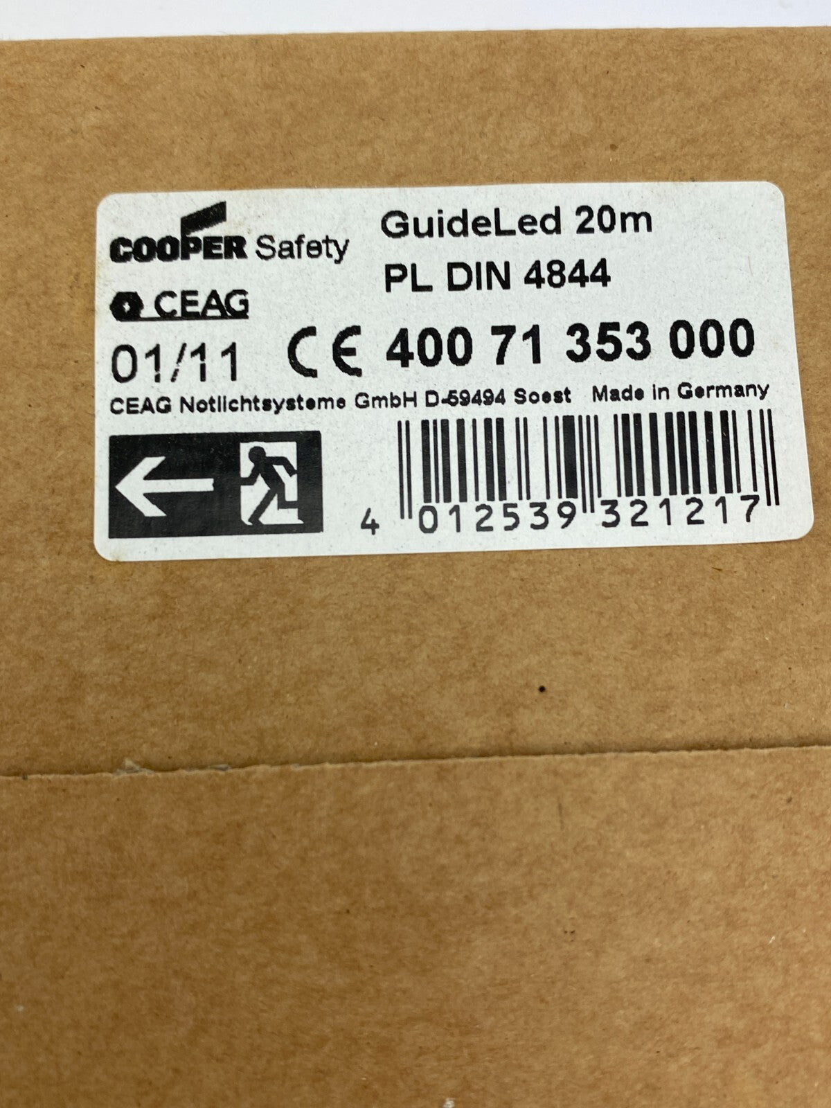 CEAG COOPER Safety Guideled 20m PL DIN 4844