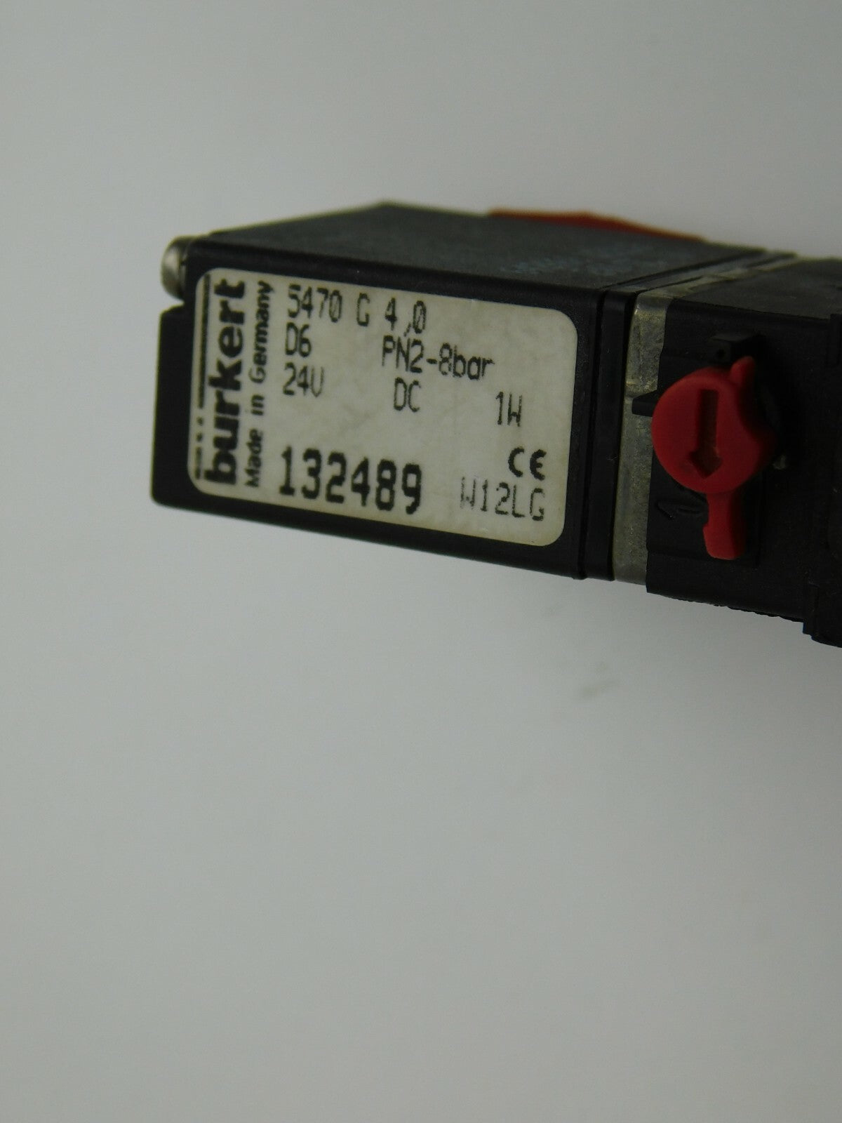 Bürkert Pneumatikventil  00132489 5470 G 4 ,0 PN2 -8bar 24V