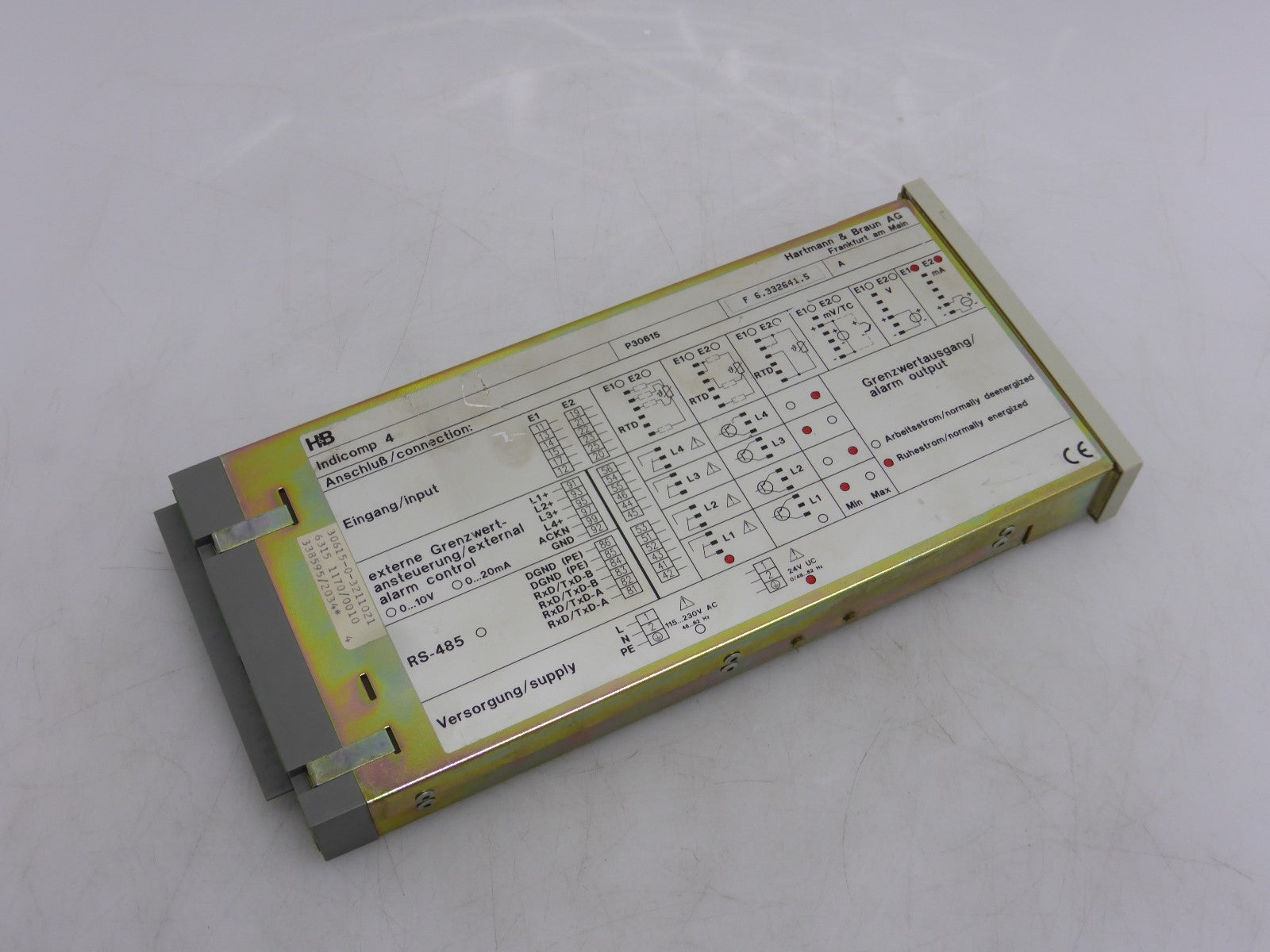 ABB H&B Indicomp 4  P 30615-0-3211021  6315 1170/0010