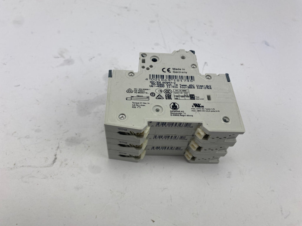 SIEMENS 5SY4306-6 MCB B6 400V