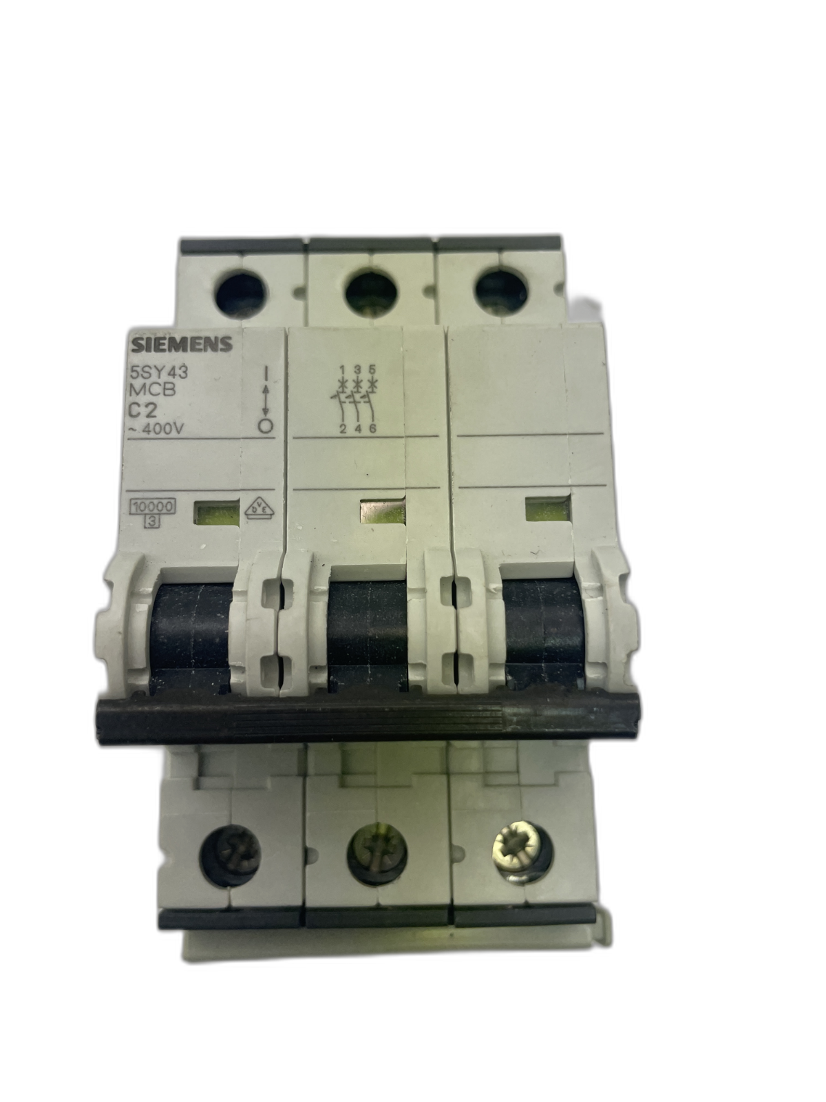 SIEMENS 5SY43 MCB C2 Leitungsschutzschalter 3-polig F1