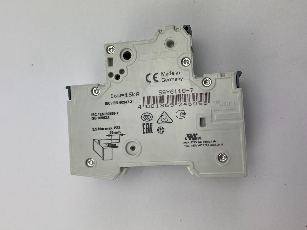 SIEMENS 5SY61 MCB C10 230/400V**2 Stück**