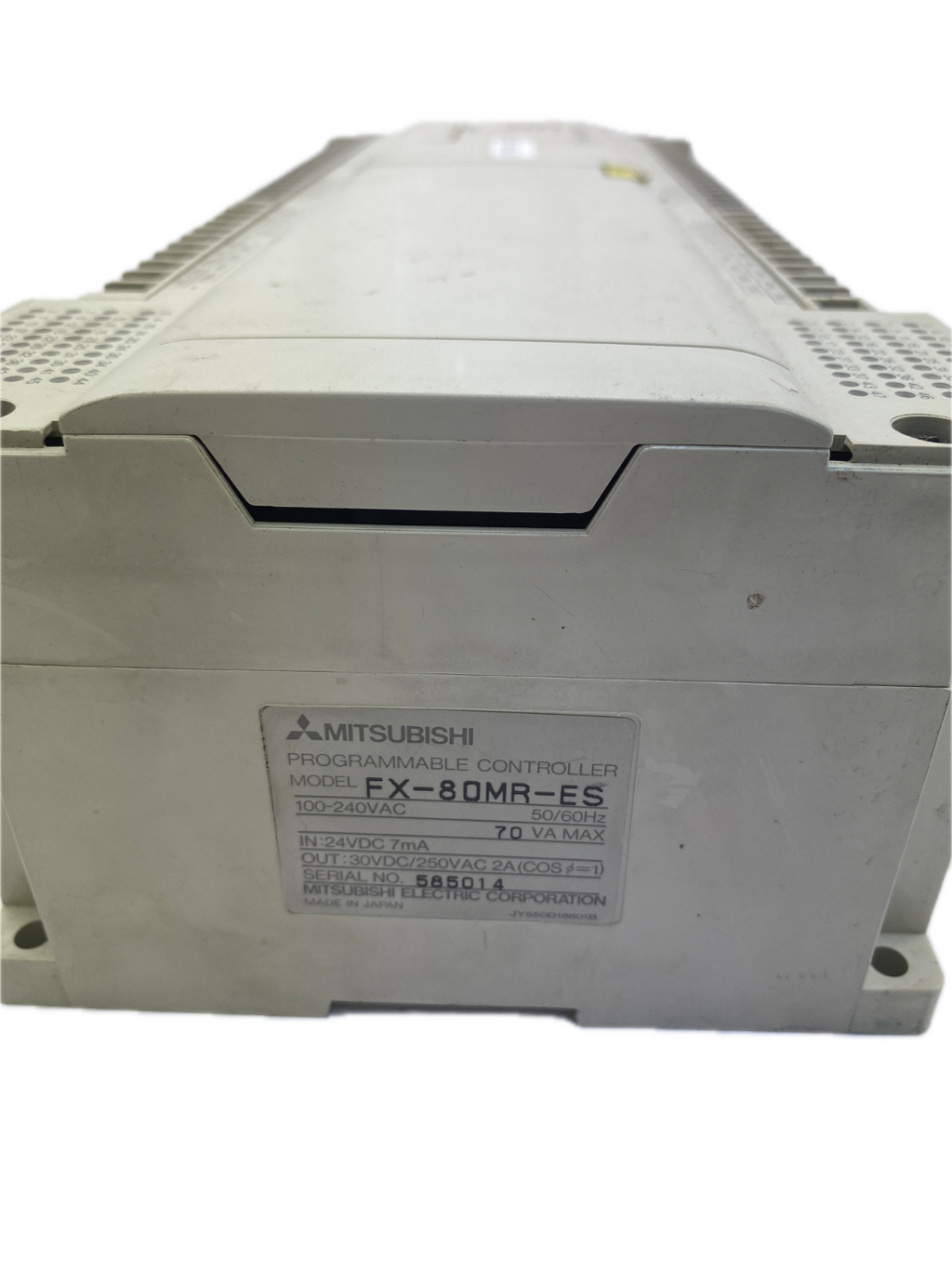 Mitsubishi MELSEC  PROGRAMMABLE CONTROLLER MODEL FX-80MR-ES 100-240VAC 50/60Hz