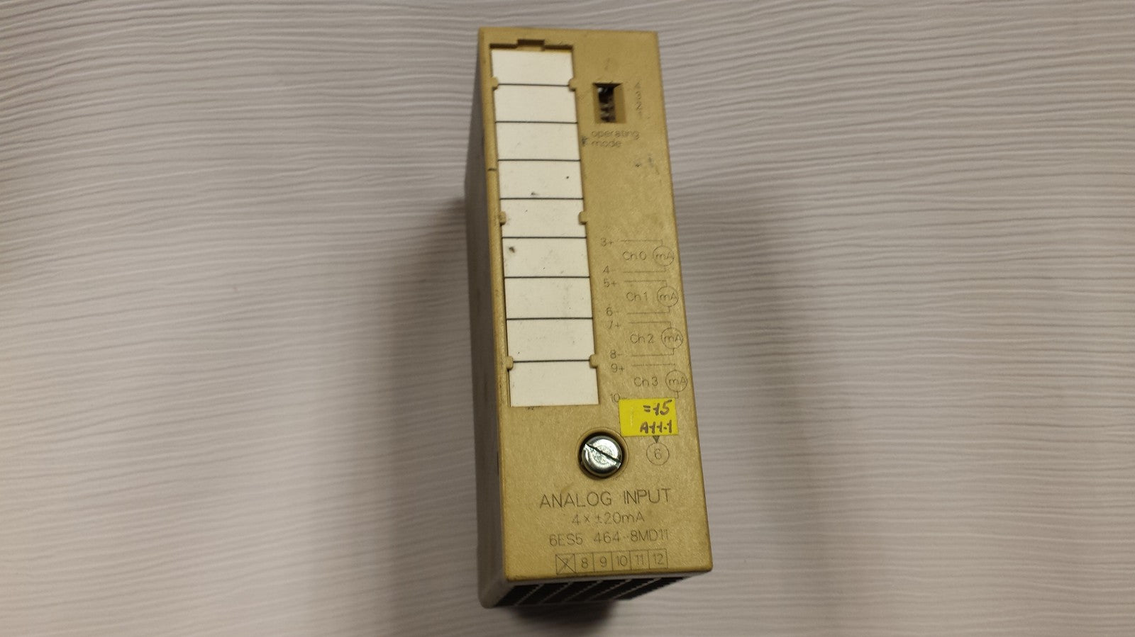 Siemens Simatic 6ES5 464-8MD11 4648MD11 464 - 8MD11 Analog Input E: 7