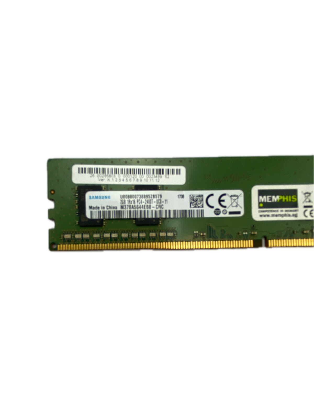 Samsung 2GB DIM D4-2400 M378A5844EB0-CRC.K ** 2 st**