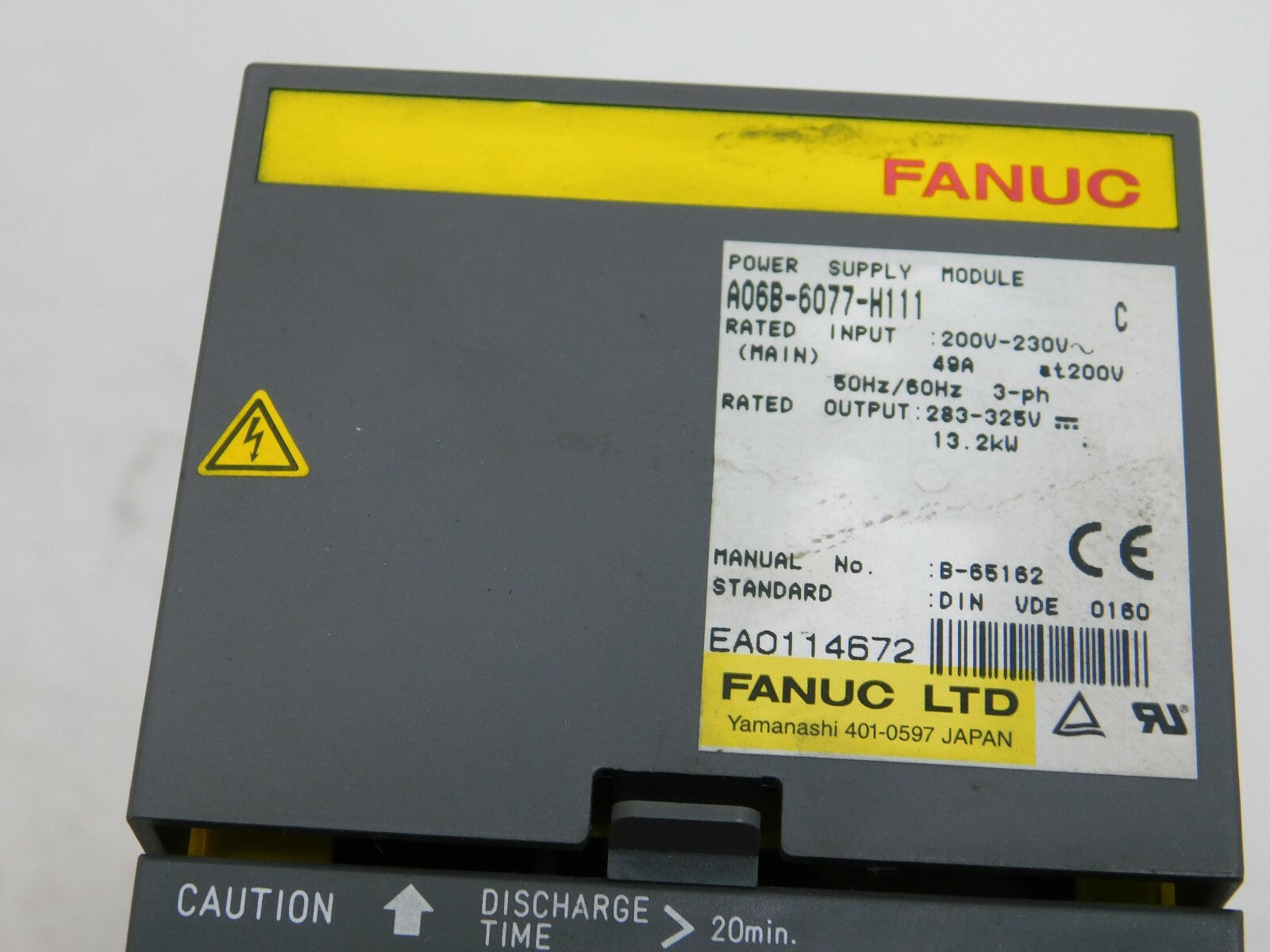 Fanuc Power Supply Modul A06B-6077-H111
