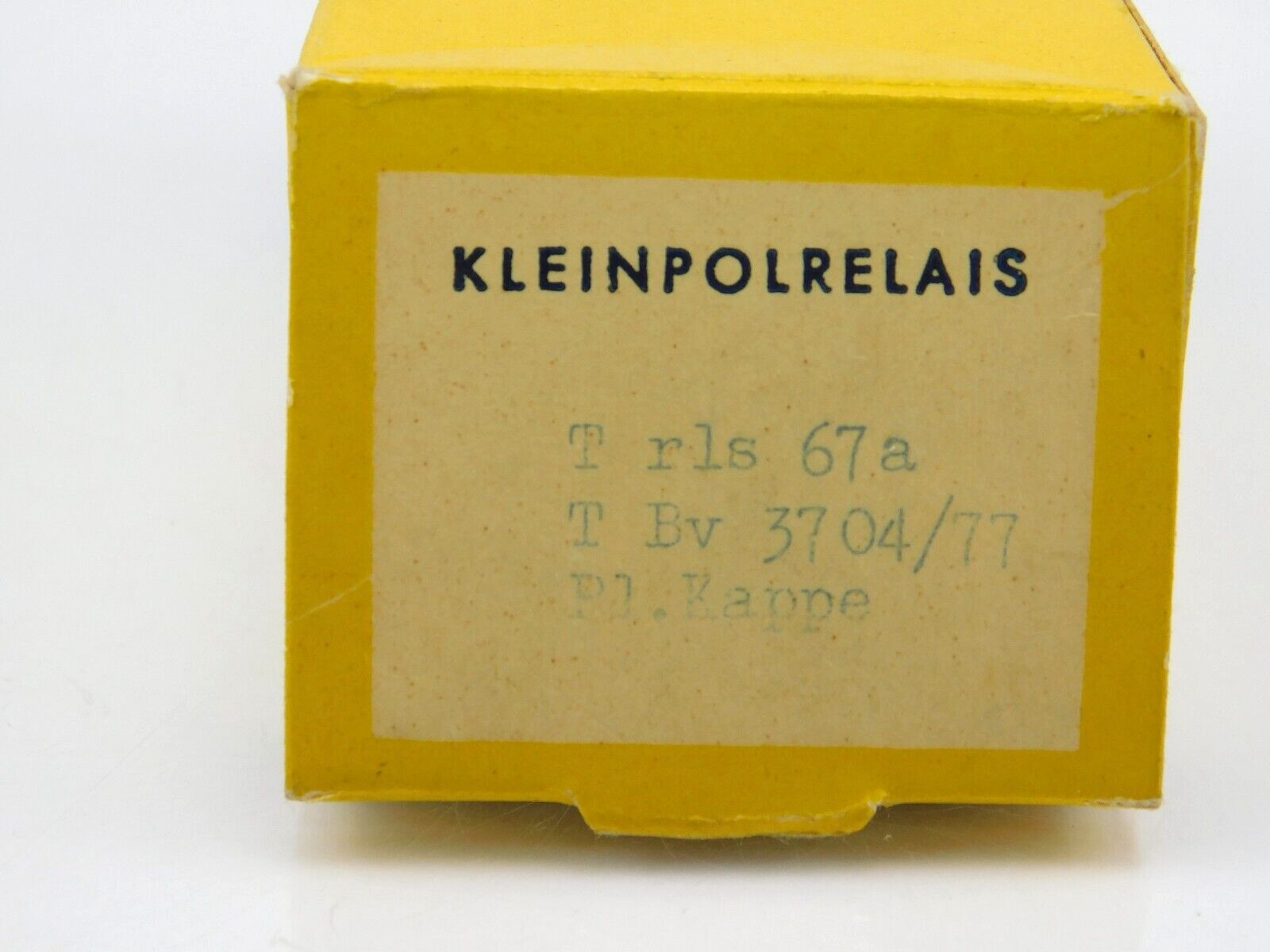 SIEMENS Kleinpolrelais T rls 67a BV 3704/77