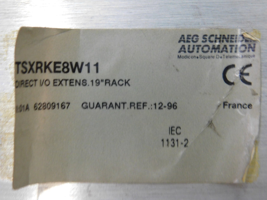 Aeg Schneider Automation TSXRKE8W11  DIRECT I/O EXTENS:19"RACK