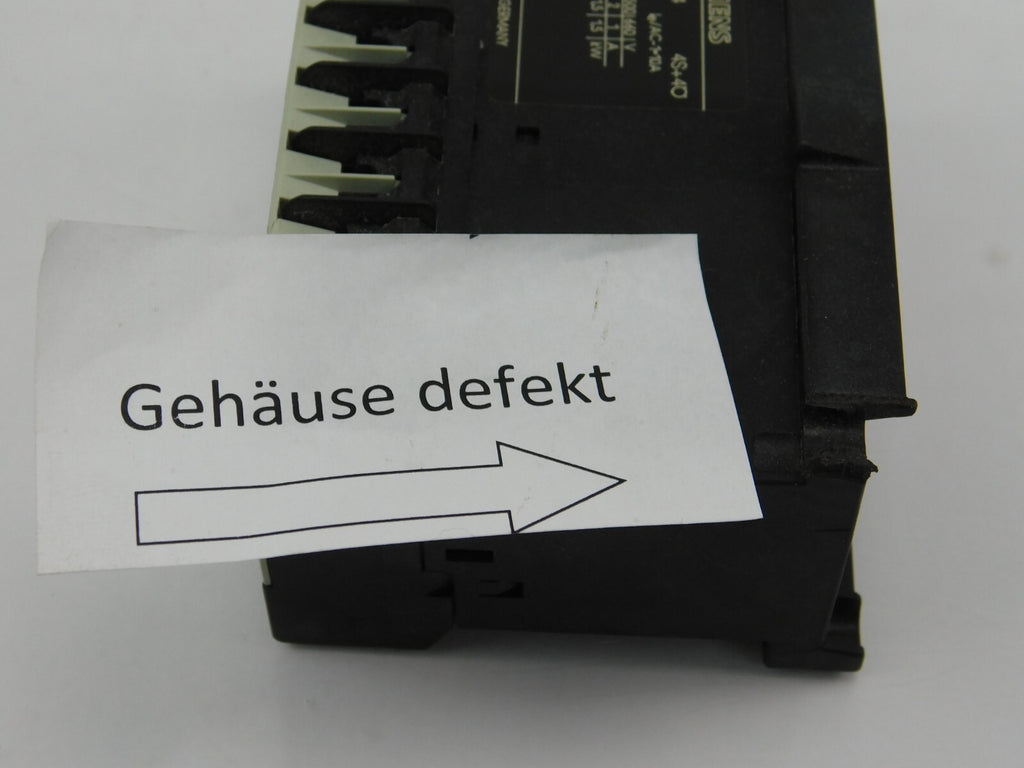 SIEMENS Hilfsschütz 3TH21 44-0BM4 4A 230V /220V Gehäuse defekt