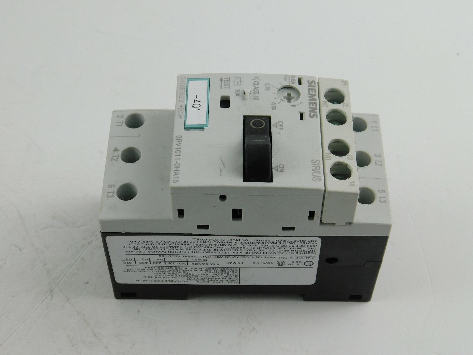 Siemens Sirius 3RV1011-0HA15  ** 2 Stück **