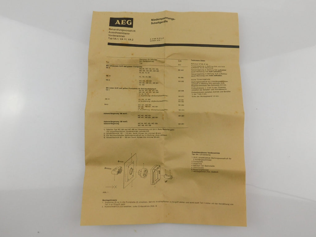 AEG Ausschwenkbarer 910-591-055