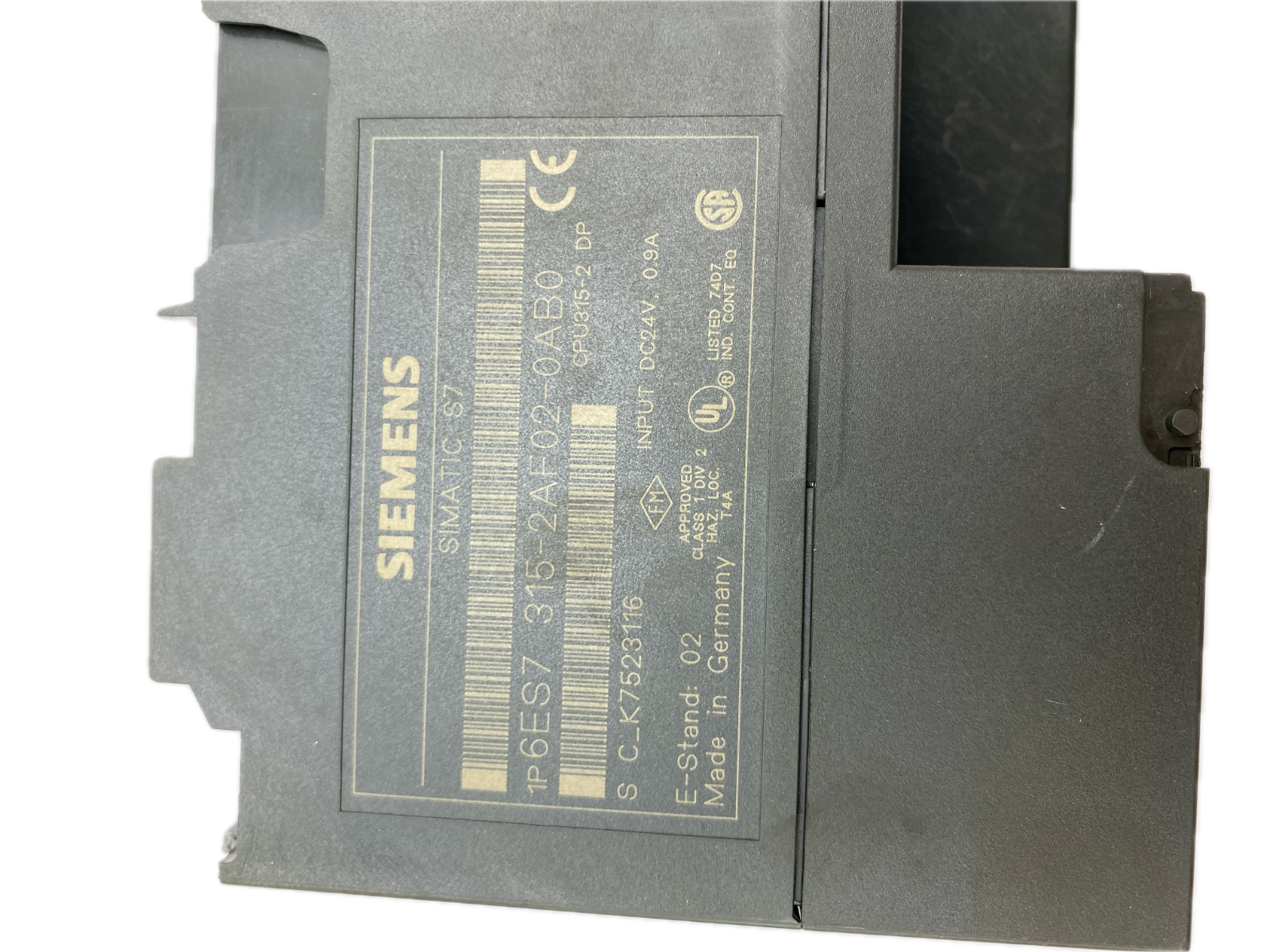 SIEMENS CPU315-2 SIMATIC S7 6ES7 315-2AF02-0AB0