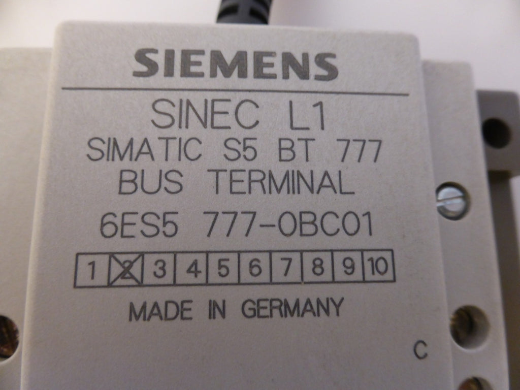 Siemens Sinec L1 Bus Terminal 6ES5 777-OBC01