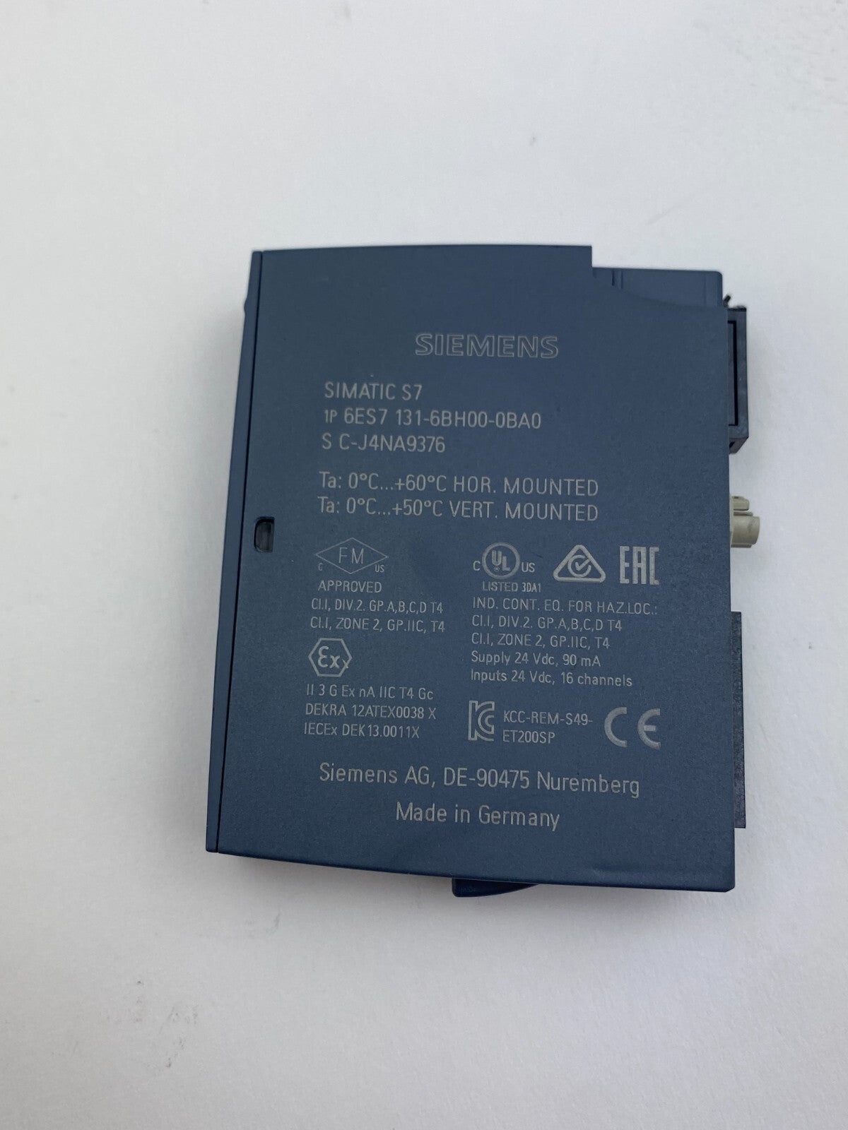 SIEMENS SIMATIC S7 6ES7 131-6BH00-0BA0
