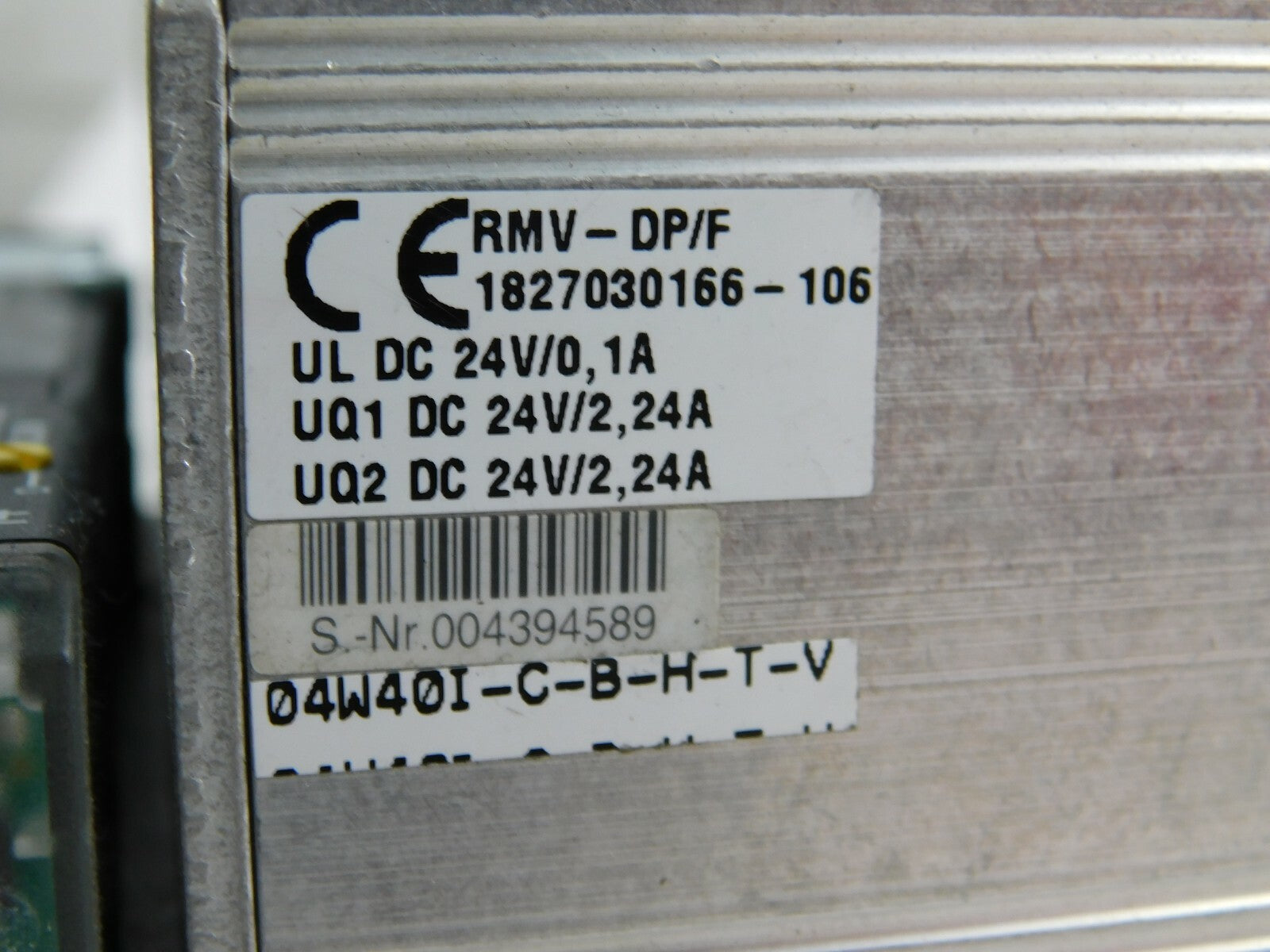 BOSCH Rexroth 1827030166-106 0820055101 0820055501 24 VDC CI.2 0.35 W