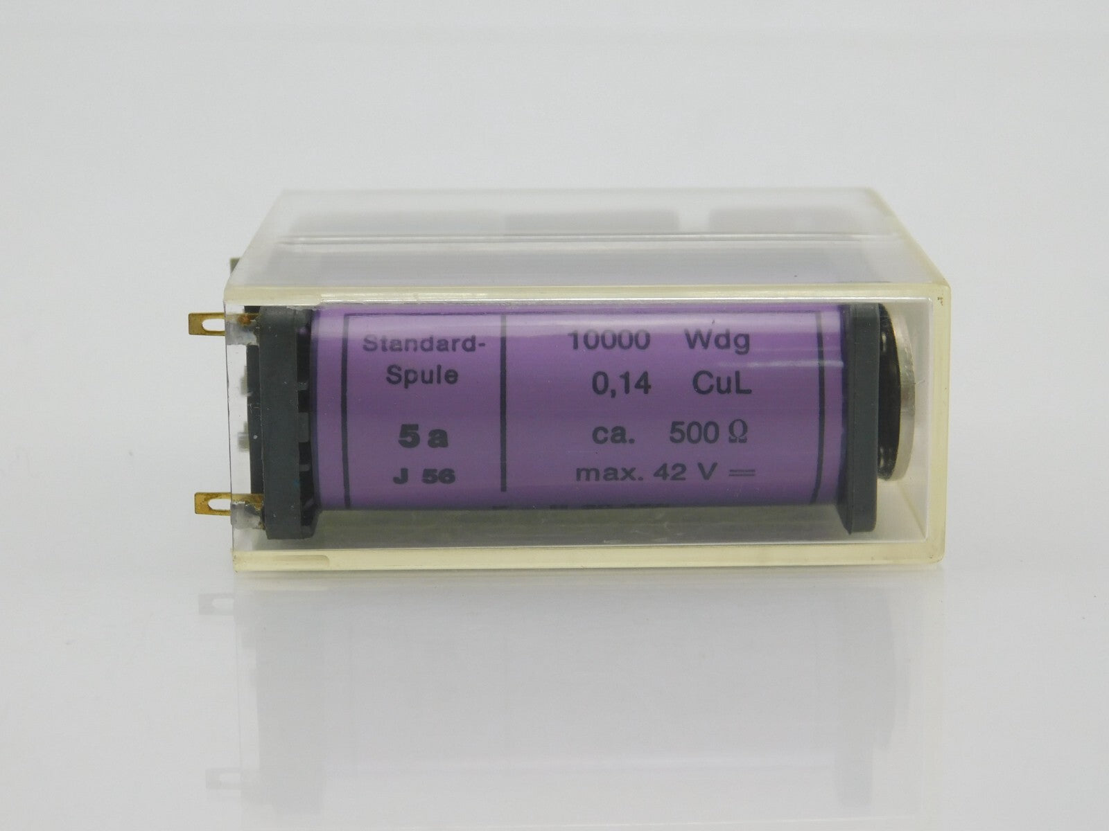 Siemens  Standard Spule 5a J56 10000 Wdg 0,14 CuL Ca 500 Ohm Max 42 V