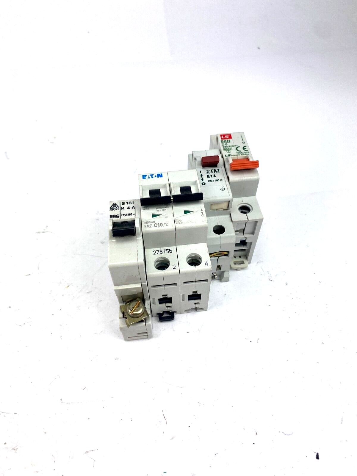 POSTEN..BBC S181 K 4A+EATON FAZ-C10/2+MOELLER FAZ G 1A 220/380+LS BKN D6
