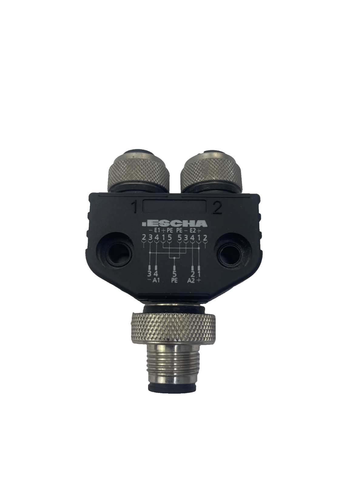 Escha M12 Y-Verteiler / Splitter 5-polig