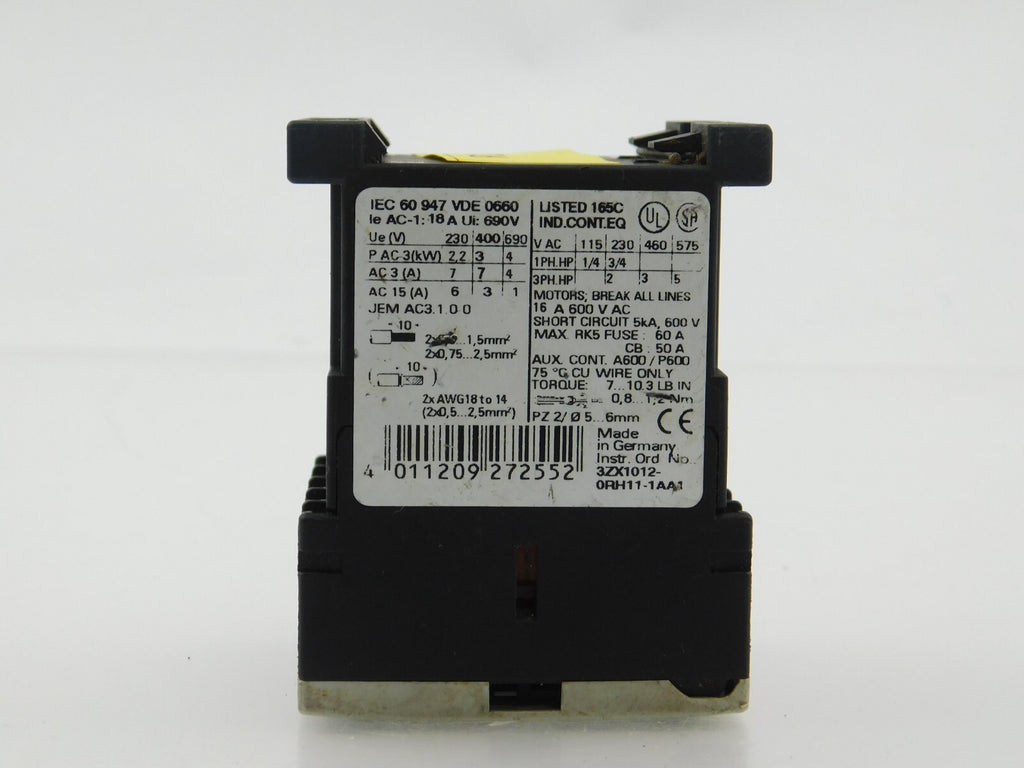 SIEMENS SIRUS 01 3RT1015-1BB42