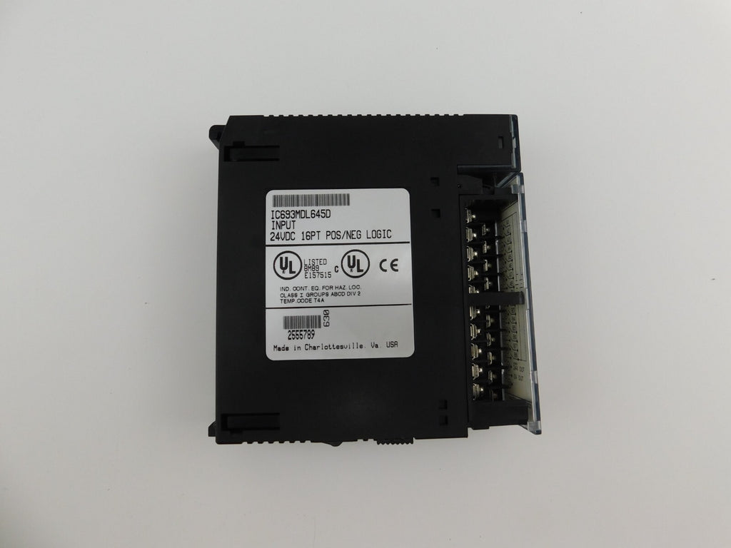 GE FANUC IC693MDL645D INPUT 24VDC 16PT POS/NEG LOGIC