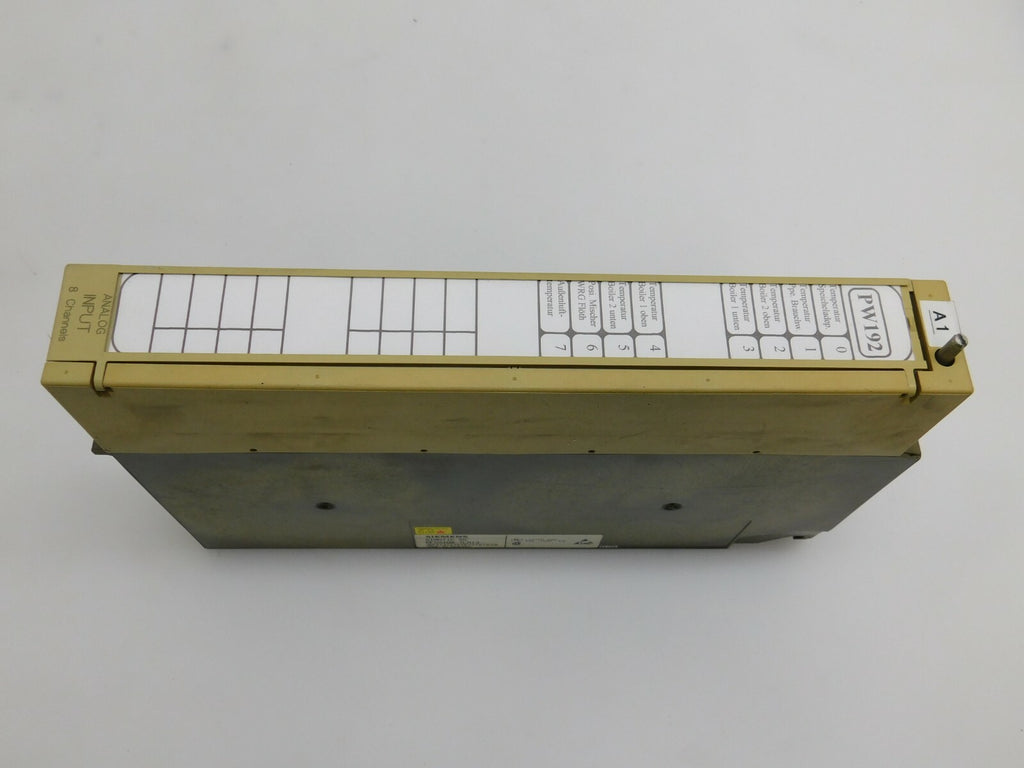 SIEMENS SIMATIC S5 6ES5460-7LA13 ANALOG INPUT 8 Channels