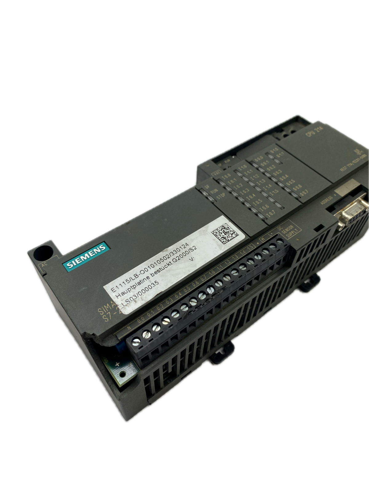 SIEMENS CPU 214 6ES7 214-1CC01-0XB0... Defekt