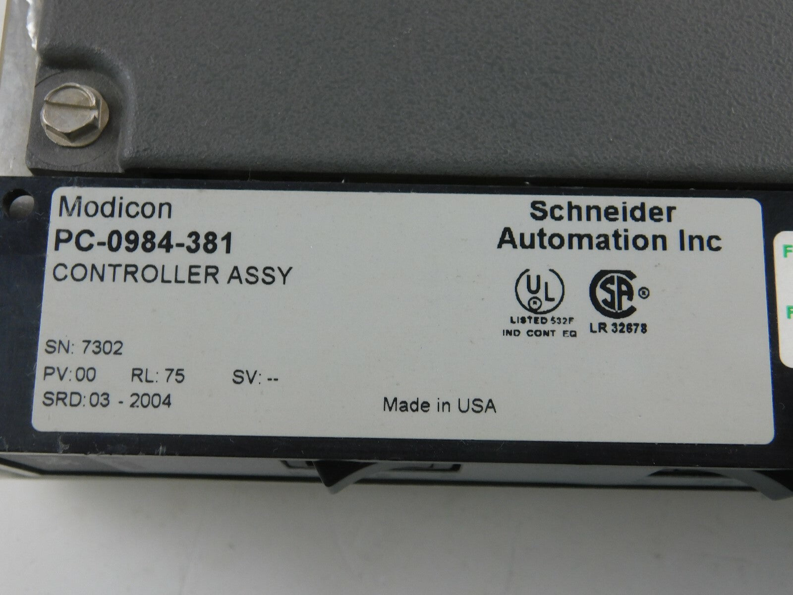 AEG Modicon Schneider Automation PC-0984-381 Programmable Controller