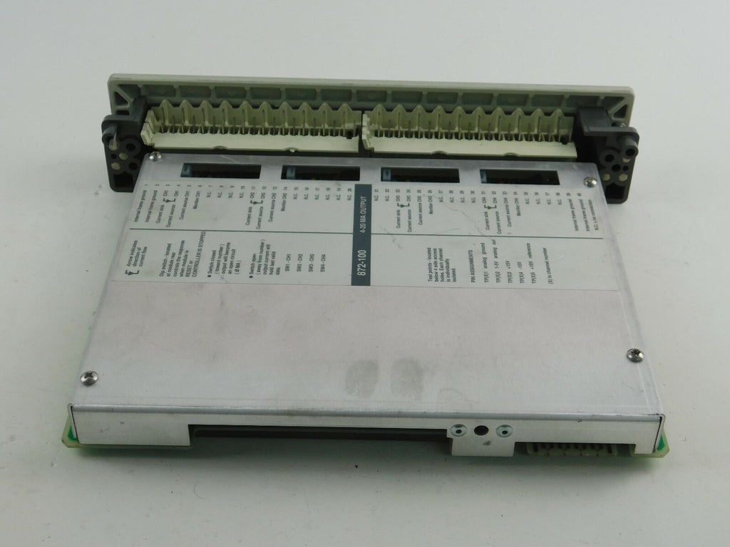 AEG Modicon  AS-B872-100  Analog Current Output  4-20mA