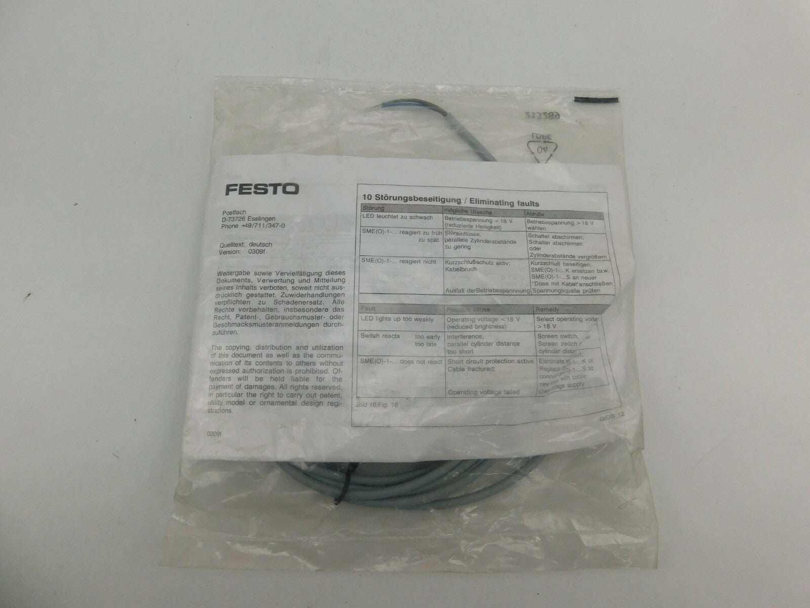 FESTO Näherungsschalter SMEO)-1- 151669
