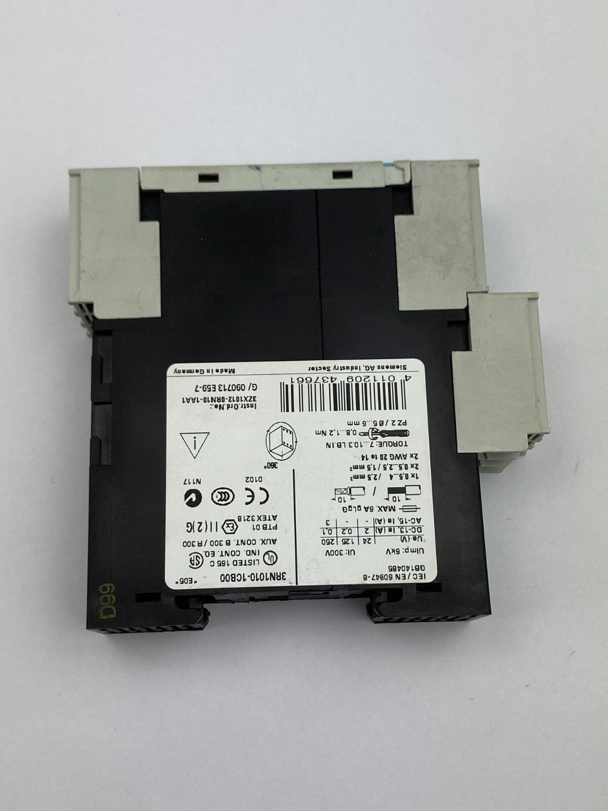 SIEMENS SIRIUS 3RP1010-1CB00