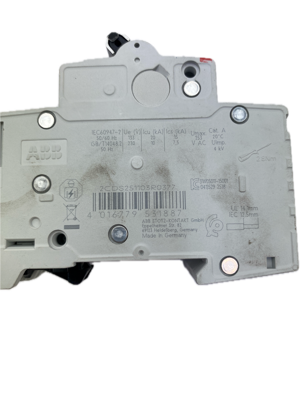 ABB S201-NA K6A 230V