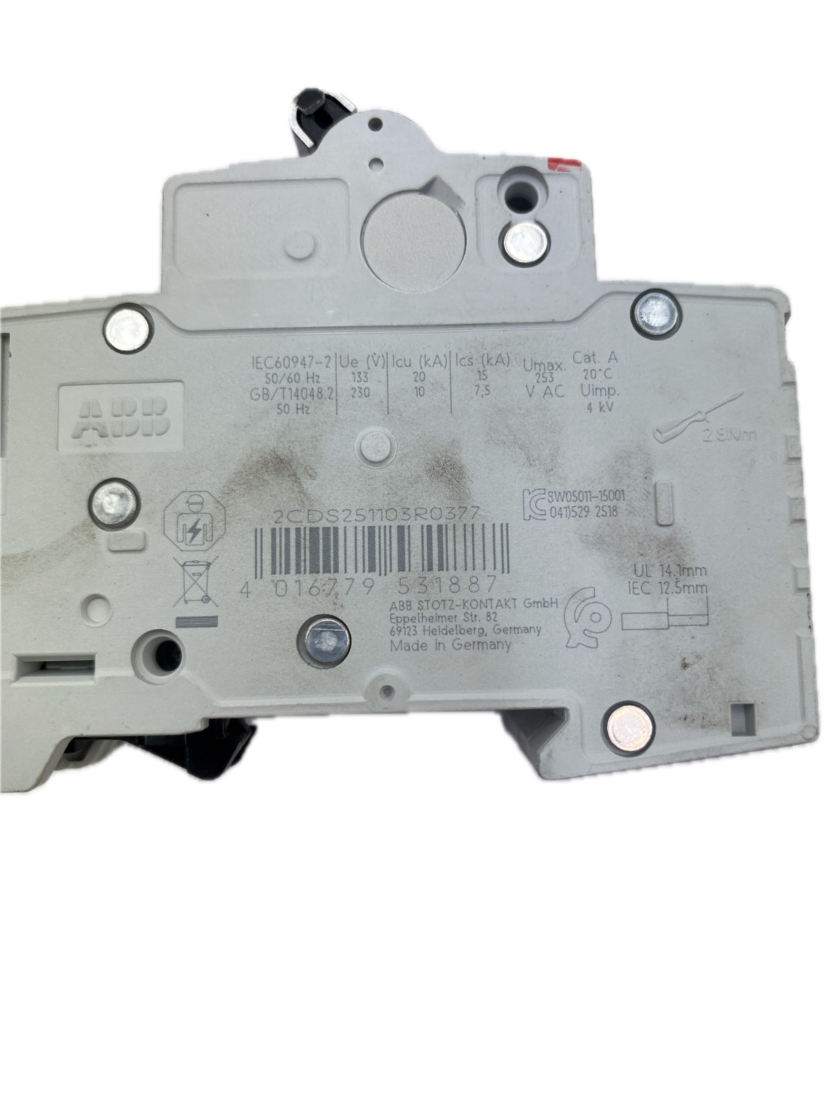 ABB S201-NA K6A 230V