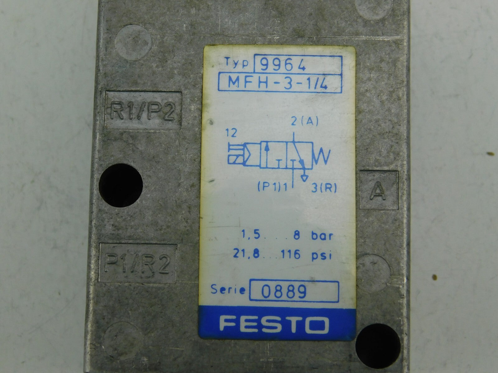 FESTO 9964 MFH-3-1/4