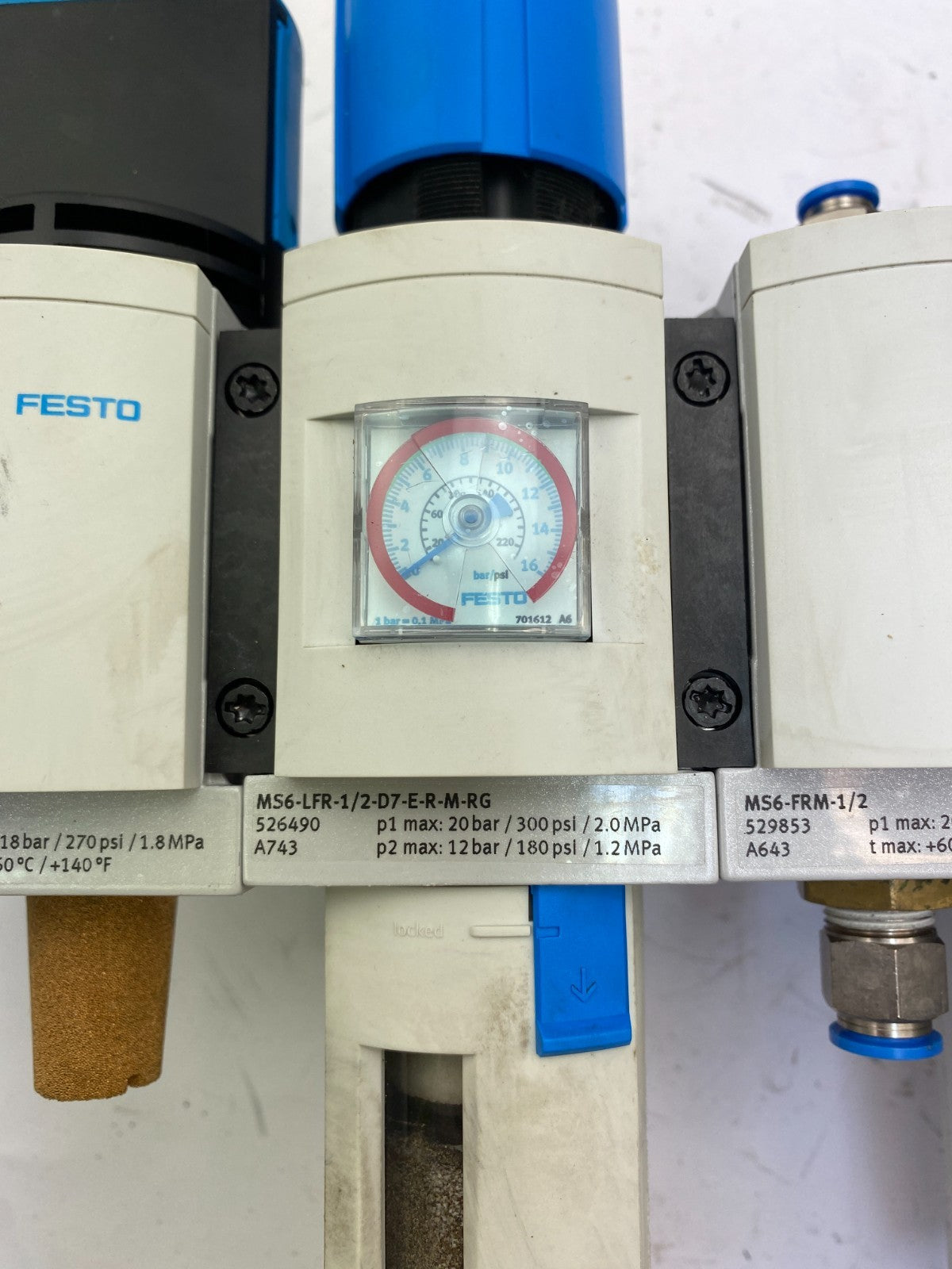 FESTO MS6-SV-1/2-E-10V24-SO-AD1 Wartungseinheit