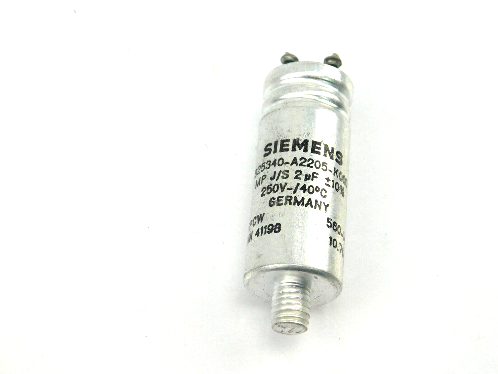 Siemens B25340-A2205-K000 MPJ/S 2µF+-10% 2500V-/40°c ** 14 Stück**