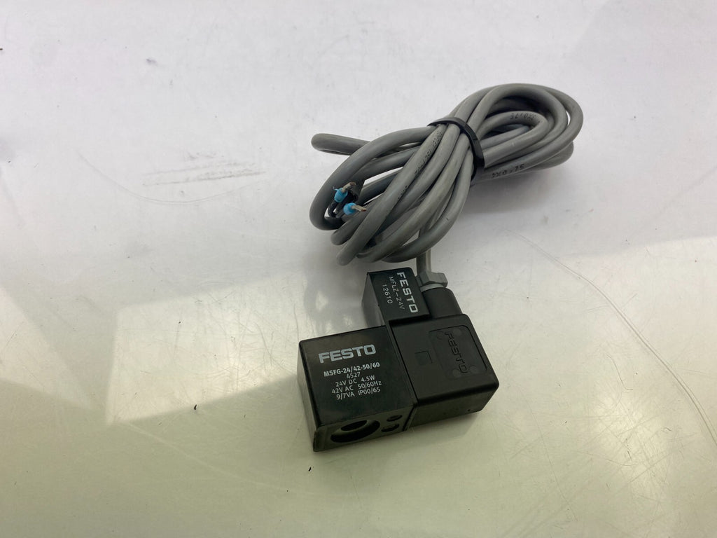 FESTO MSFG-24/42-50/60 4527+FESTO MFLZ-24V 12610