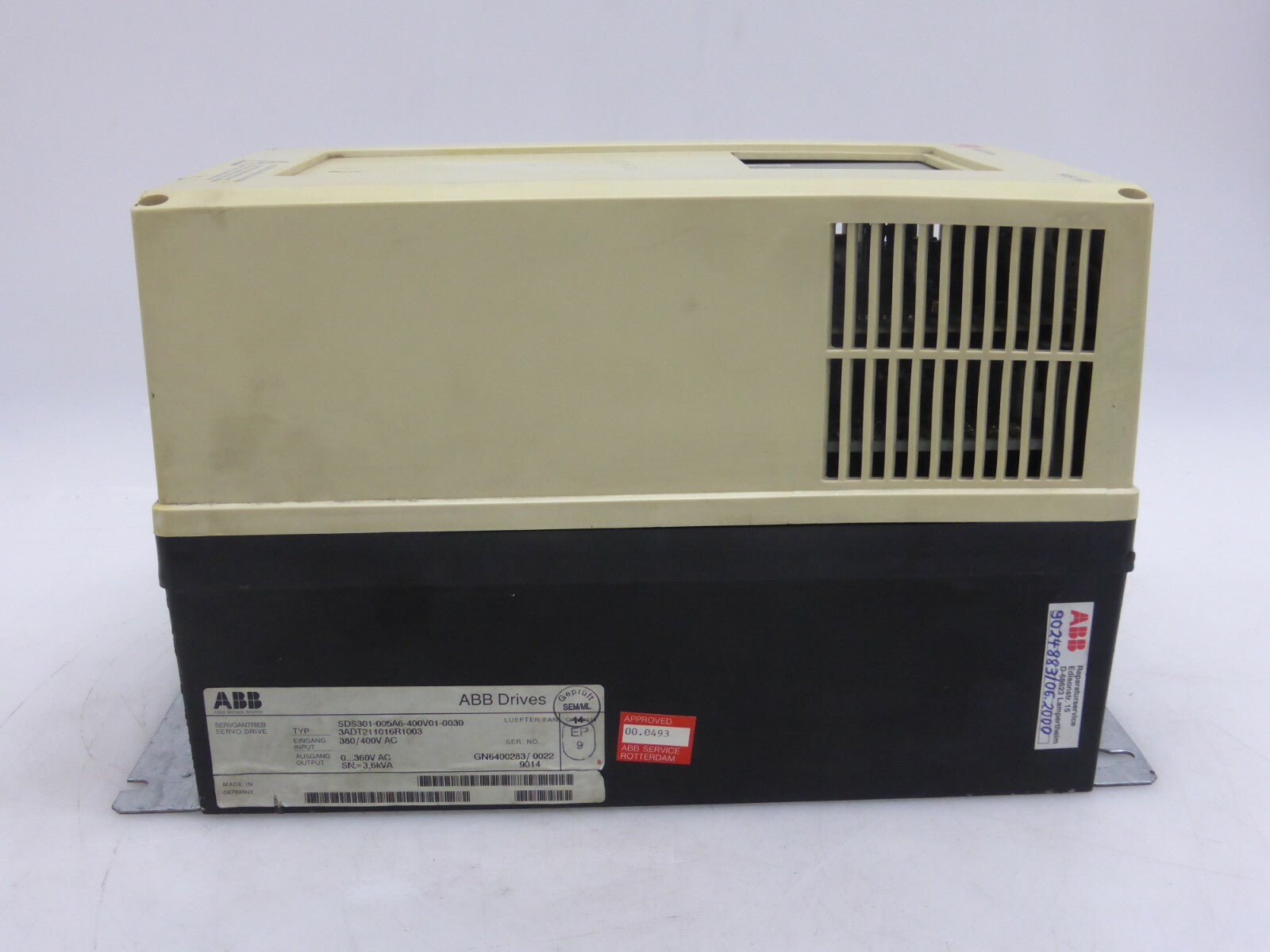 ABB, SERVOANTRIEB SERVO DRIVES, SDS 300, TYP: SDS301-005A6-400V01-0030
