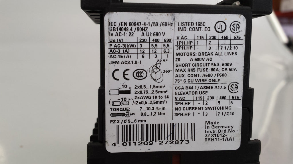 Siemens SIRIUS 3RT1017-1BB42