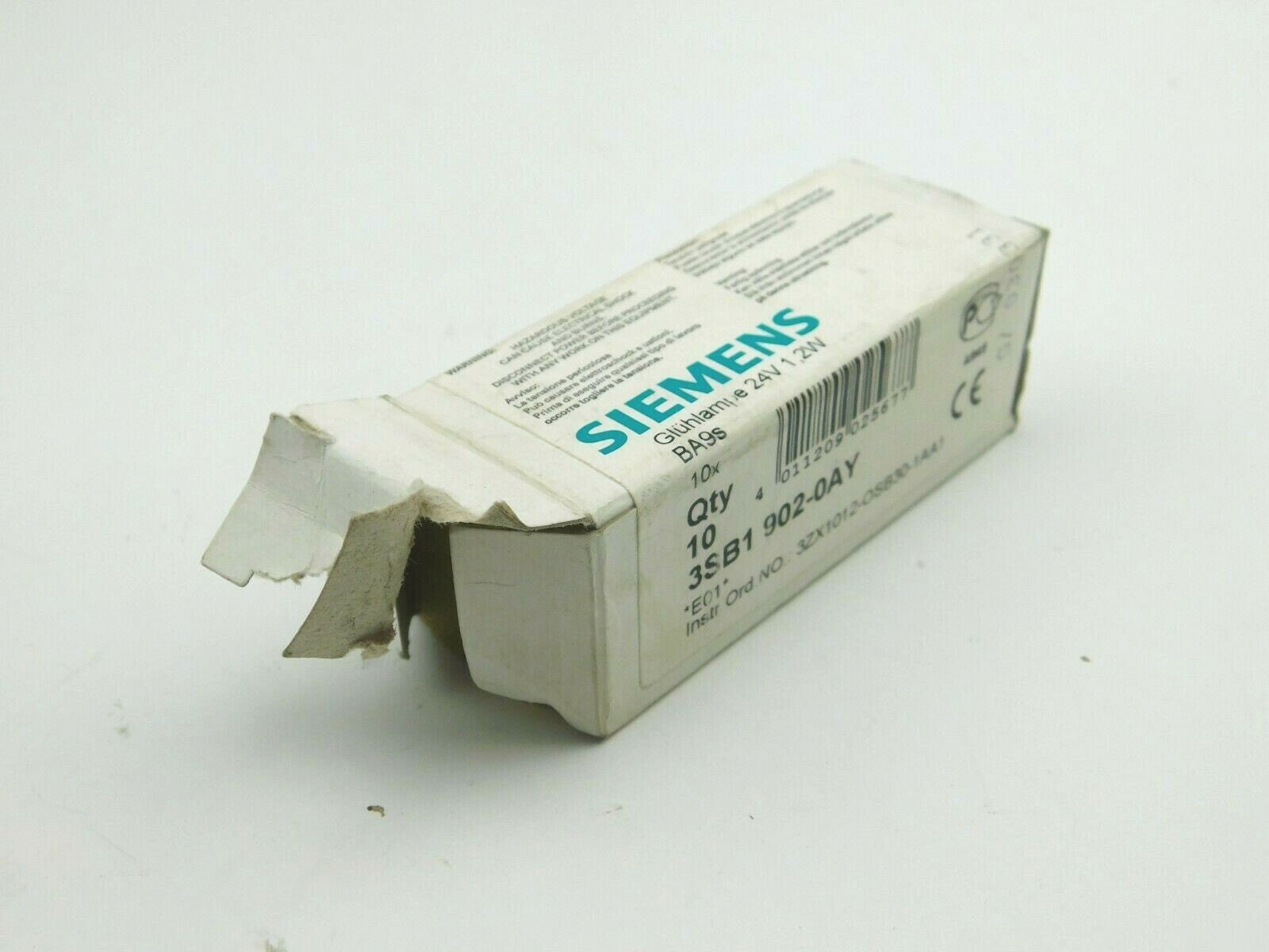 SIEMENS 3SB1 902-0AY Glühlampe 24 V 1,2 W