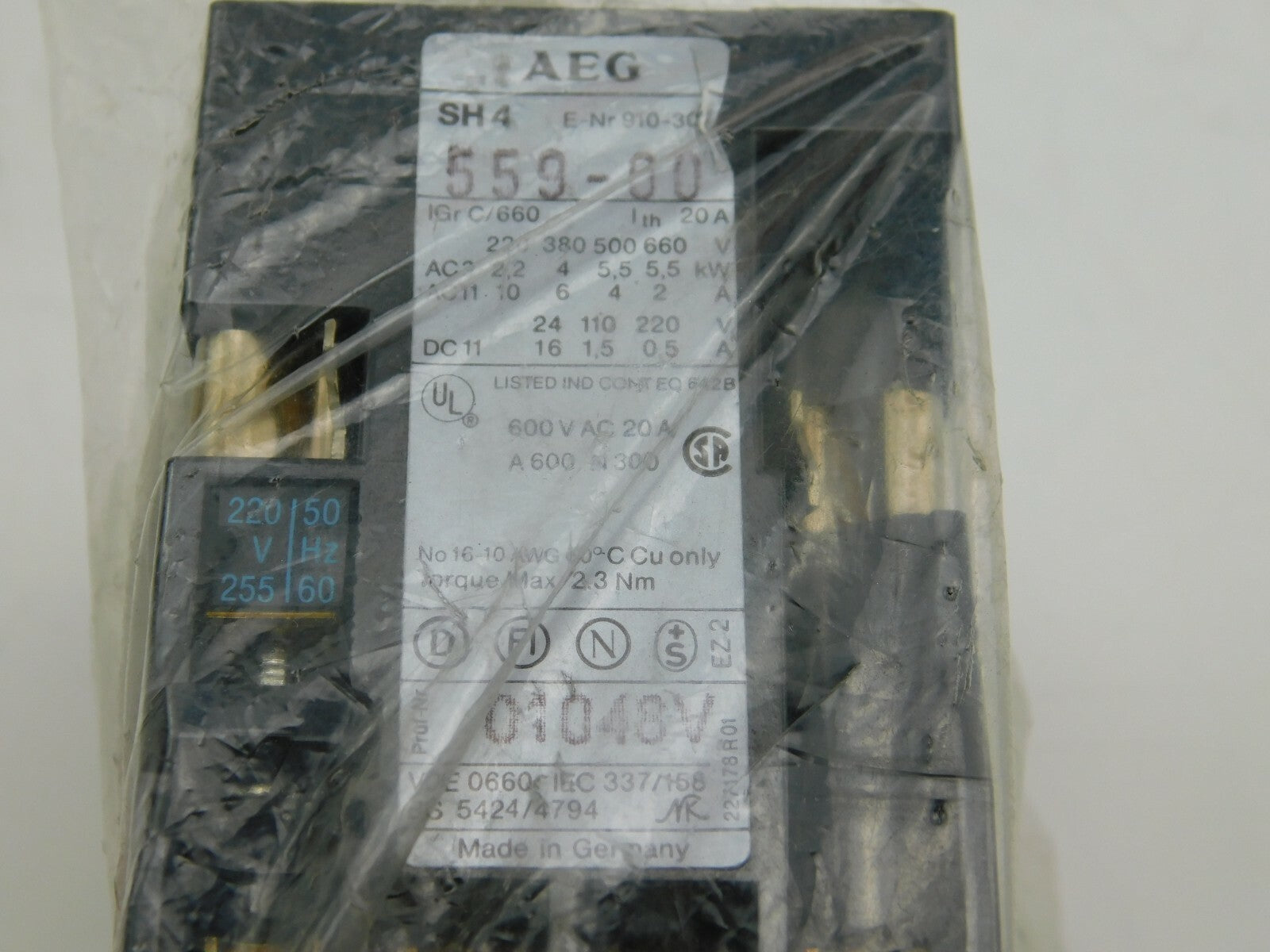 AEG Schütz SH4 E-Nr 910-30....