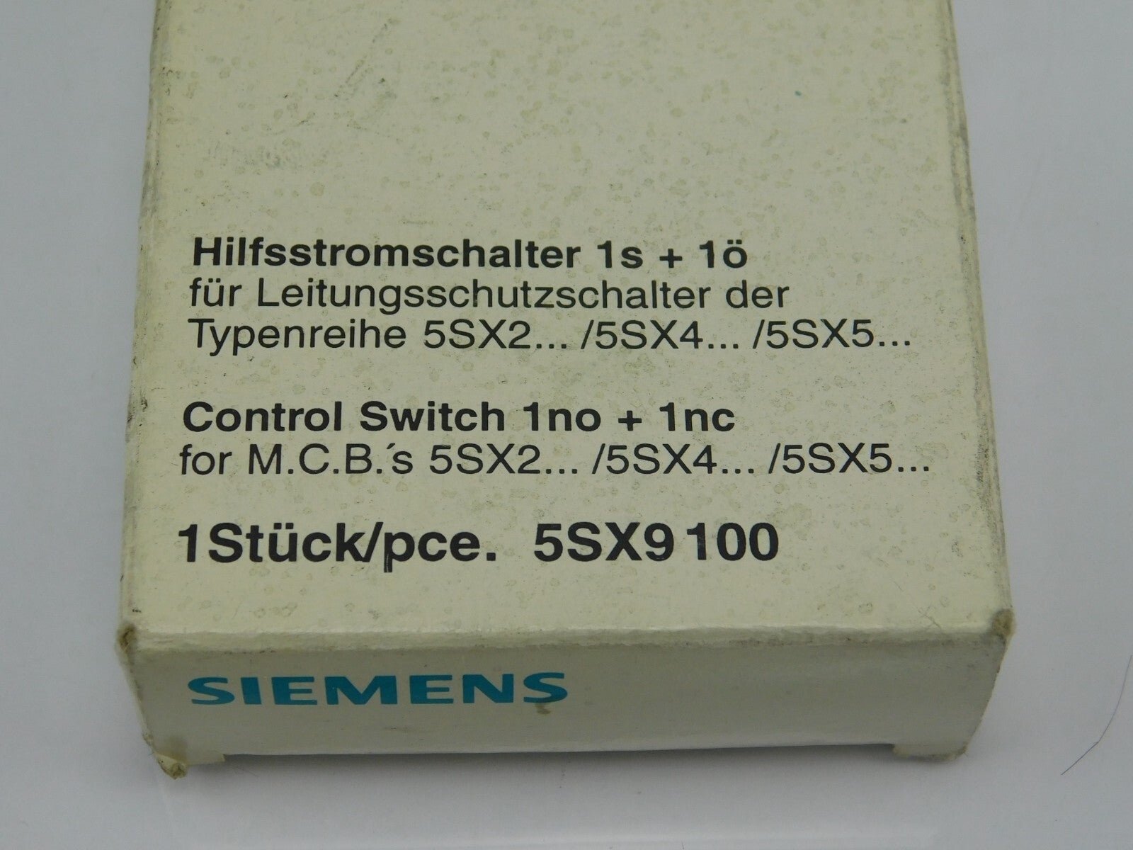 SIEMENS Hilfsstromschalter 5SX9 100