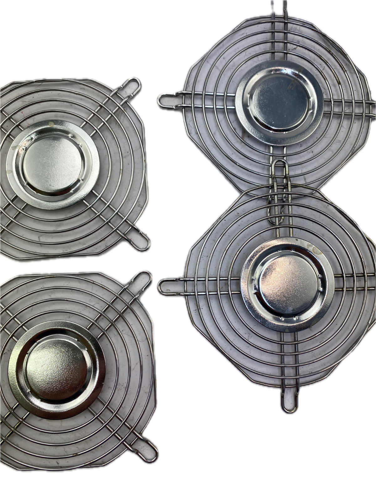 zussamen Lüfterschutzgitter Metal Außendurch messer: 110 mm Innen 80 mm